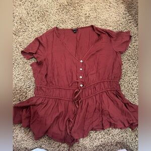 Torrid top with tie